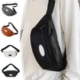 thumbnail image 1 of LEFXSMR Sling Bag for Women & Man, Portable Multi Pocket Storage Bags with Adjustable Strap, Crossbody Bags for Women Men Outdoor Sport, Gray, 1 of 7