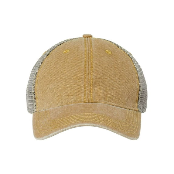 LEGACY - Dashboard Trucker Cap - DTA - Khaki/ Grey - Size: Adjustable