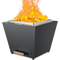 LEGACY HEATING Cyberpit One 25" Smokeless Fire Pit w/ Ash Pan & Carry Handle - Stainless Steel