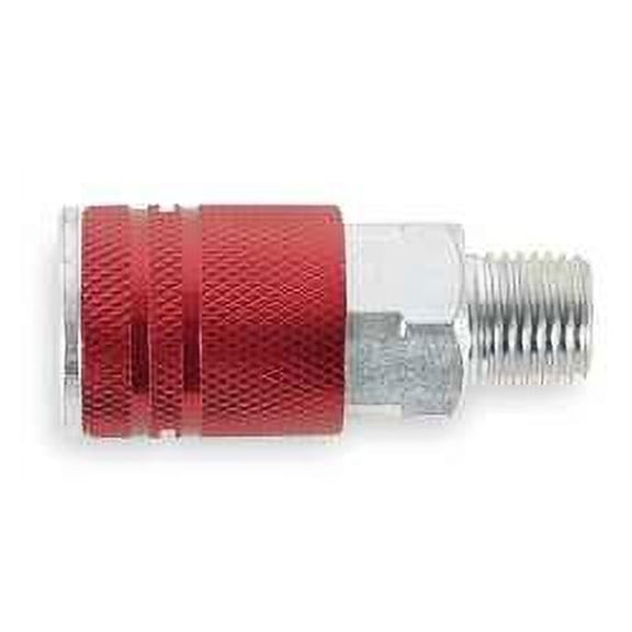LEGACY MANUFACTURING CO RED 1/4" MNPT COUPLER TYPE D