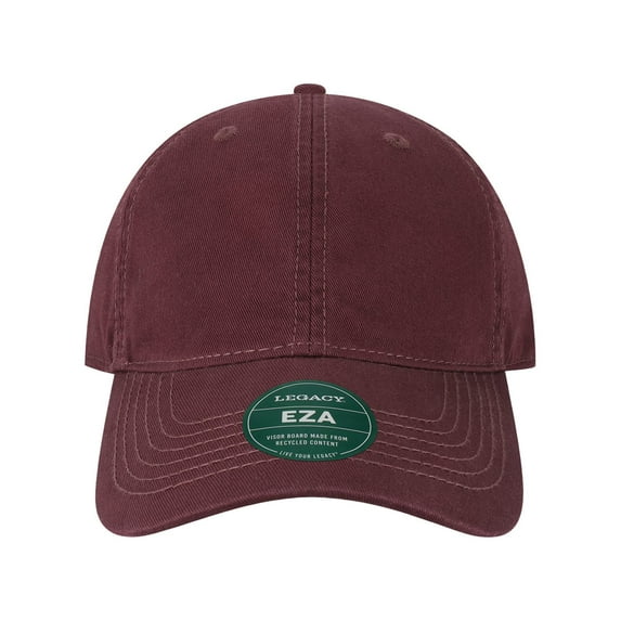 LEGACY - Relaxed Twill Dad Hat - EZA - Maroon - Size: Adjustable