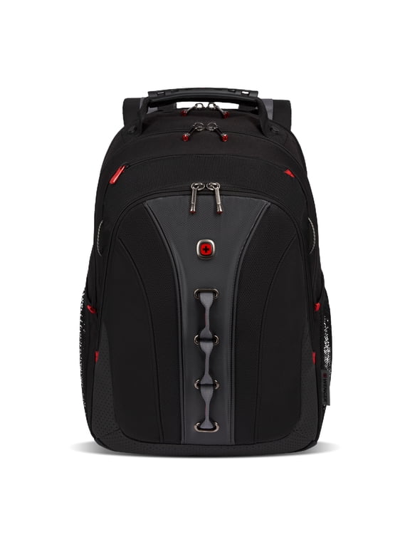 LEGACY WA-7329-14F00 Carrying Case (Backpack) for 15.6 Notebook - Black - Polyester, Vinyl - 18 Height x 3.3 Width x 14 Depth