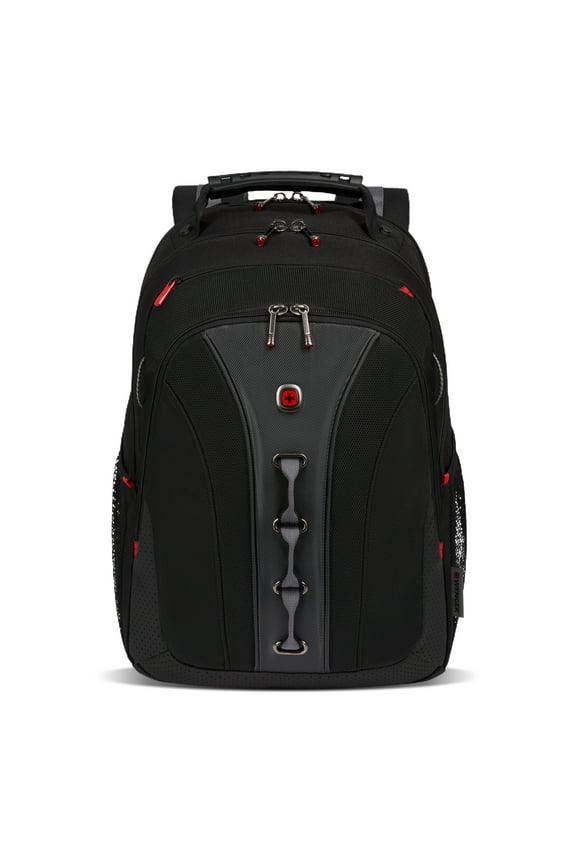 LEGACY WA-7329-14F00 Carrying Case (Backpack) for 15.6 Notebook - Black - Polyester, Vinyl - 18 Height x 3.3 Width x 14 Depth