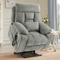 thumbnail image 1 of LEGAHOME Oversize Lift Recliner Chair, Electric Power Lift Chair with Heated and Massage Function, Large Fabric Recliner with Remotes & Cup Holders, Wide Seat Lounge Sofa for Big and Tall, Gray, 1 of 12