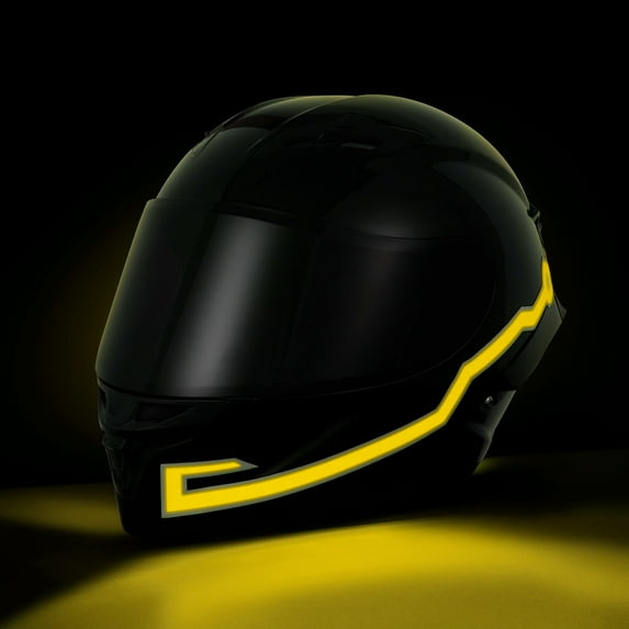 LEGASEE FG-PA-MOTOLED-YL - Yellow Rechargable Helmet Light Tapes