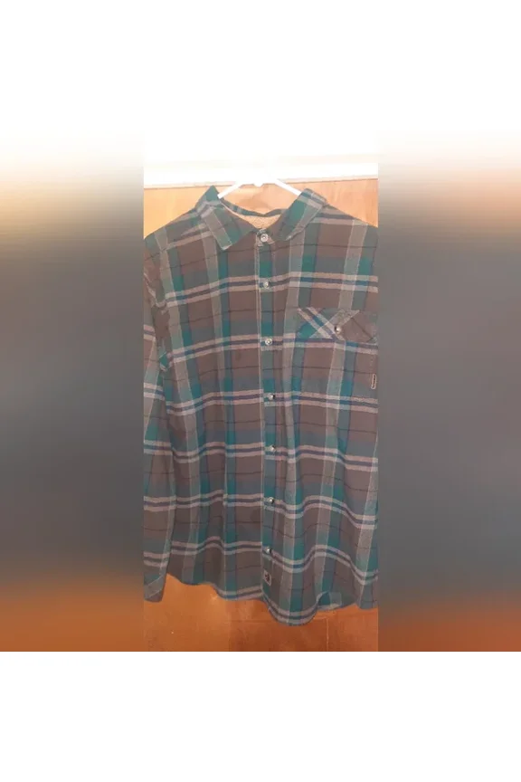 THE ORIGINAL BUCKCAMP FLANNEL - MEN L - PLAID SMOKY MOUTAIN