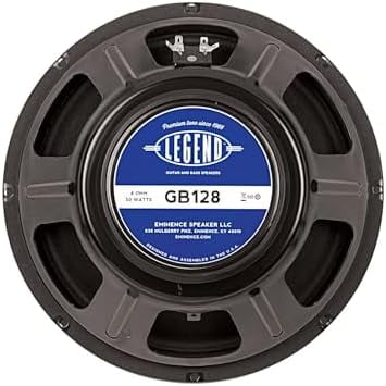 LEGENDGB128 12-Inch Lead/Rhythm Guitar Speakers, Black$$Music
