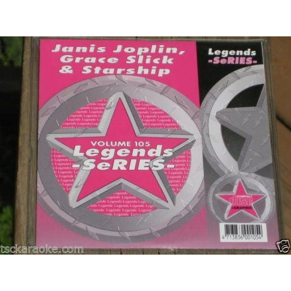 LEGENDS Karaoke CDG JANIS JOPLIN, GRACE SLICK JEFFERSON STARSHIP AIRPLANE