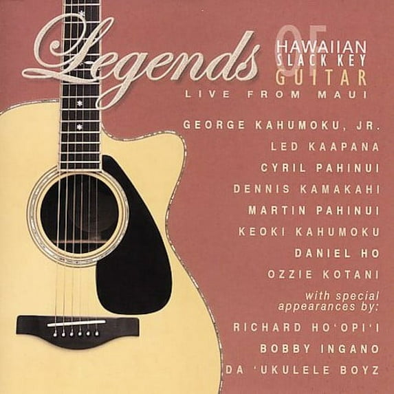 LEGENDS OF HAWAIIAN SLACK KEY GUITAR: LIVE FROM MAUI (644718000824)
