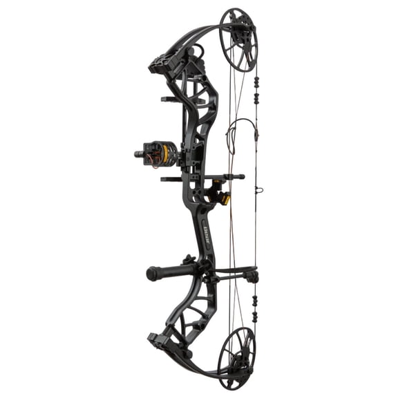 Bear Legit Maxx RTH LH70 Compound Bow, Adjustable 10-70 lbs, 14-30" Draw, 75% Let-Off, Includes Trophy Ridge Accessories, Black (AV54A23117L)