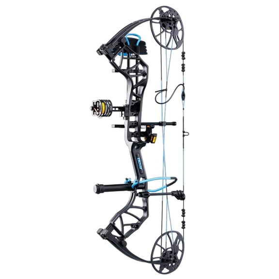 Bear Legit Maxx RTH RH70 Inspire Compound Bow, 10-70 lbs, 14-30" Draw, Dual Cam, 75% Let-Off, Trophy Ridge Accessories Included (AV54A23167R)
