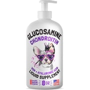LEGITPET Liquid Glucosamine for Dogs   Hip & Joint Support Formula with Chondroitin, MSM & Hyaluronic Acid   Bacon Flavor   8 oz