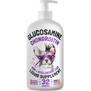 LEGITPET Liquid Glucosamine for Dogs - Bacon Flavour with Chondroitin, MSM & Hyaluronic Acid K9 Supplement - Hip and Joint Formula…