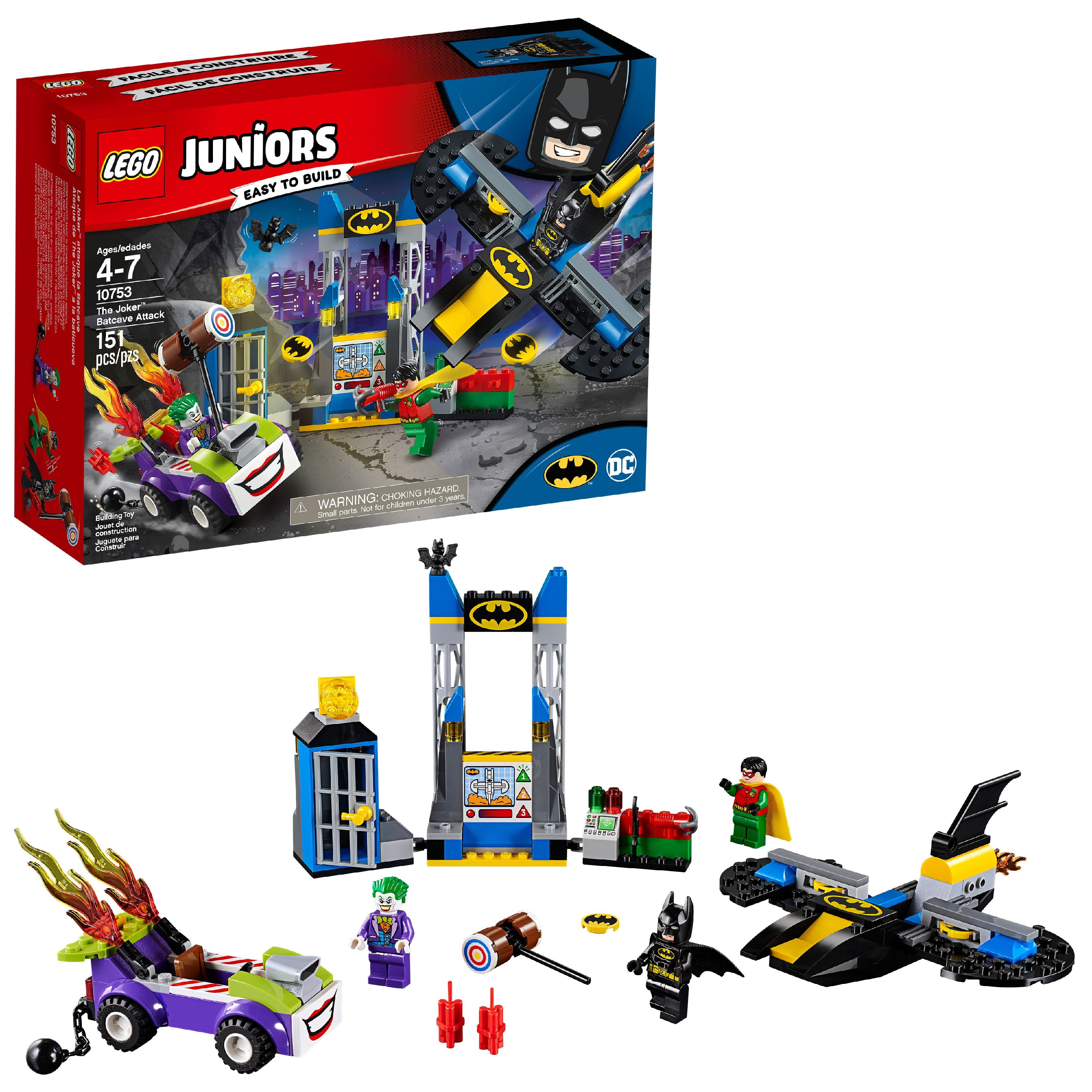 LEGO 4+ DC The Joker Batcave Attack 10753 Building Set