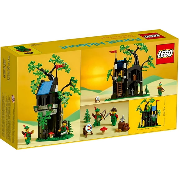 LEGO 40567 Forestmen Forest Hideout Building Set Collectible Display Set (258 Pieces）