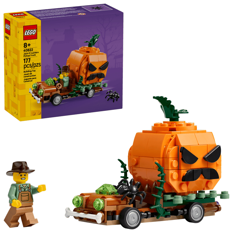 LEGO Iconic Jack-O'-Lantern Pickup Truck 40822