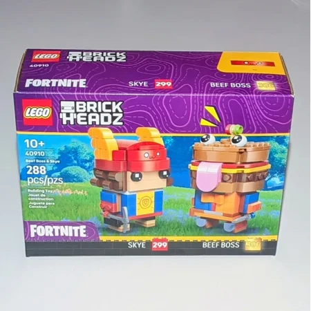 LEGO 40910 Fortnite BrickHeadz Beef Boss & Skye Figures Limited Release