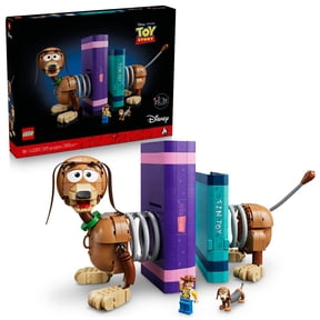 LEGO Disney and Pixar Toy Story Slinky Dog Bookends - Building Set for Adults, Ages 18+ - Disney Gifts for Fans - Bedroom, Shelf or Office Decor - 43301