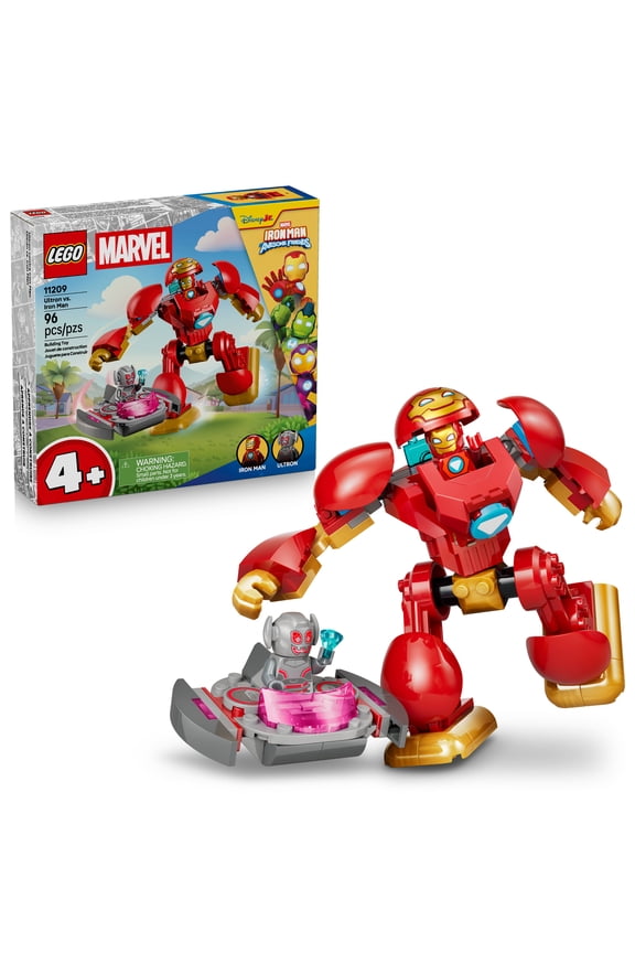 Marvel Iron Man and His Awesome Friends Ultron vs. Iron Man - Building Toy for Boys & Girls, Ages 4+ - Preschool Toys for Marvel Fans - Super Hero Figures - Gift for Birthdays - 11209