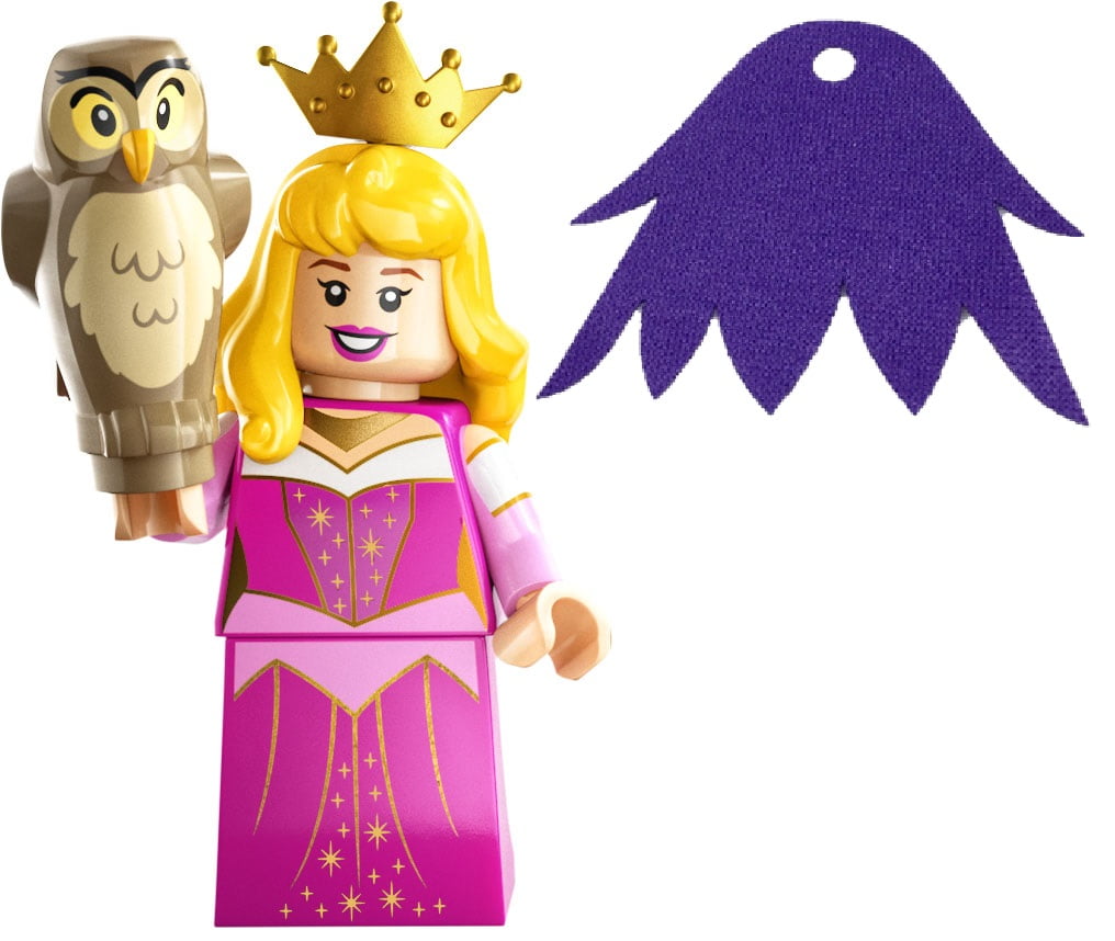 LEGO 5 Years & Up Interlocking Block Building Sets with Purple Cape, Disney Princess Aurora