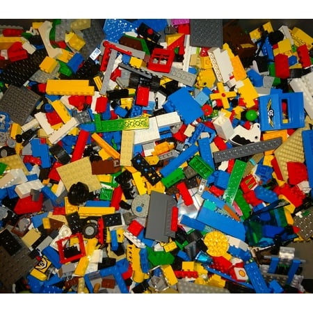 LEGO 5 pounds Bricks Blocks Parts Interlocking Block Building Sets 5 pound box.