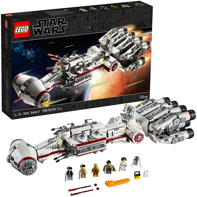 Creed undtagelse Uskyld LEGO 6251815 Star Wars: A New Hope 75244 Tantive IV Building Kit (1768  Pieces) - Walmart.com