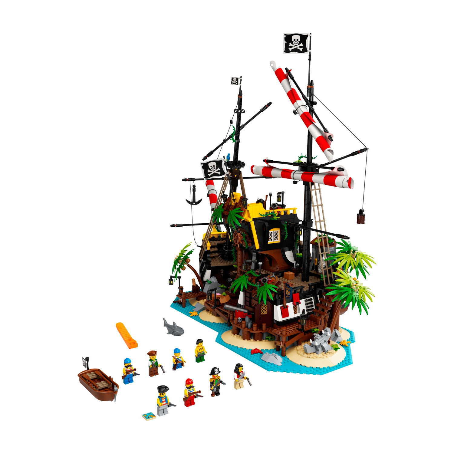 LEGO 6316404 Ideas Pirates of Barracuda Bay Pirate Shipwreck Kit for Play and Display 21322 - image 1 of 8