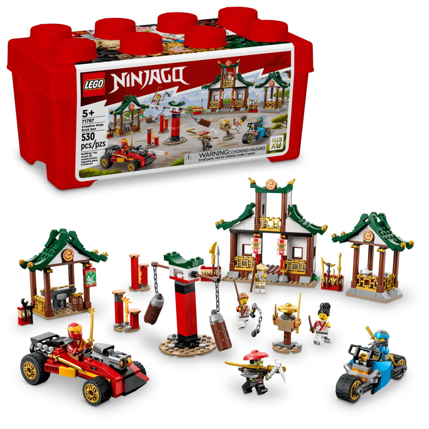 LEGO NINJAGO Creative Ninja Brick Box Construction Set 71787 Walmart