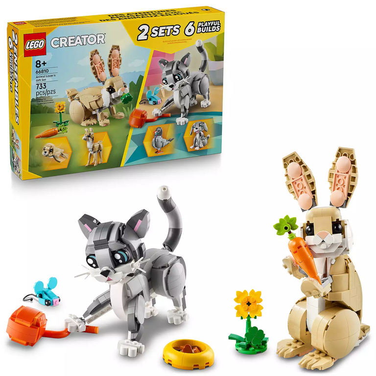 愛馬コレクションシリーズ Part1★10体セット ツクダオリジナル製 LEGO 66810 Animal Lover's Gift Set-Gift for Christmas-Boys, Girls