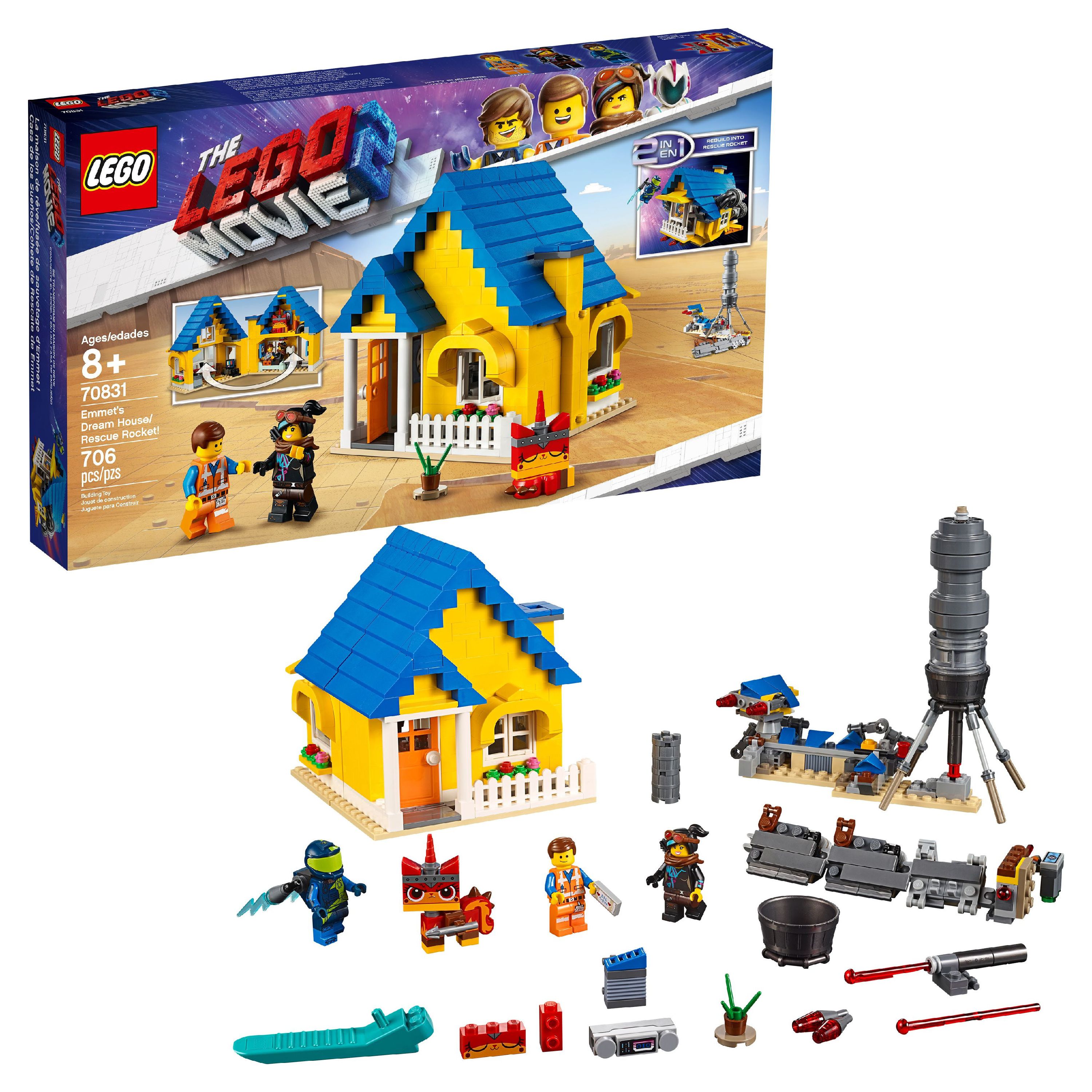 LEGO 70831 The LEGO Movie 2 Emmet's Dream House/Rescue Rocket. - image 1 of 7