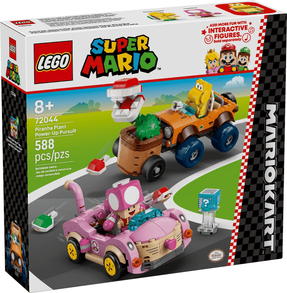 QUMARION クーマリオン LEGO 72044 Mario Kart Piranha Plant Power-Up Pursuit - Walmart.com