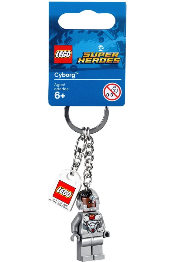 853772 DC Comics Super Heroes Cyborg Minifigure Key Chain