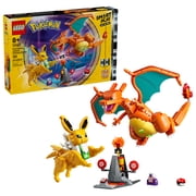 LEGO Pokmon SMART Play: Charizard vs. Jolteon Ultimate Battle - All-in-One Set with 2 SMART Bricks, 4 Tags, 2 Figures & Charger - Interactive Toy - Gift for Boys and Girls, Ages 8+ -72167