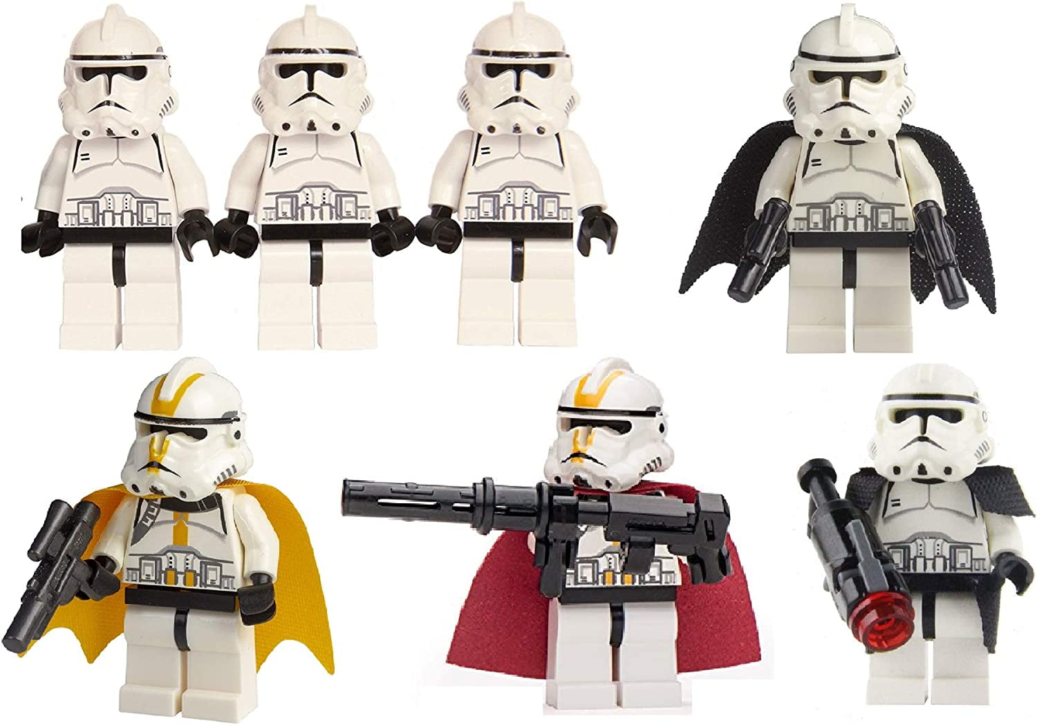 LEGO Accessories Clone Trooper Special Ops Army 7 Clones Walmart