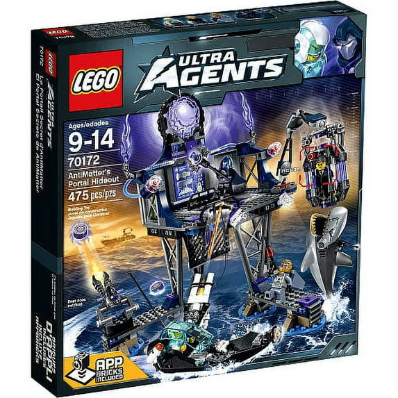 LEGO Agents AntiMatter's Portal Hideout Exclusive Set #70172
