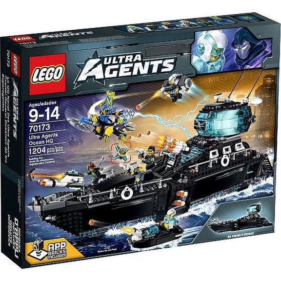 LEGO Agents Ultra Agents Ocean HQ Set #70173