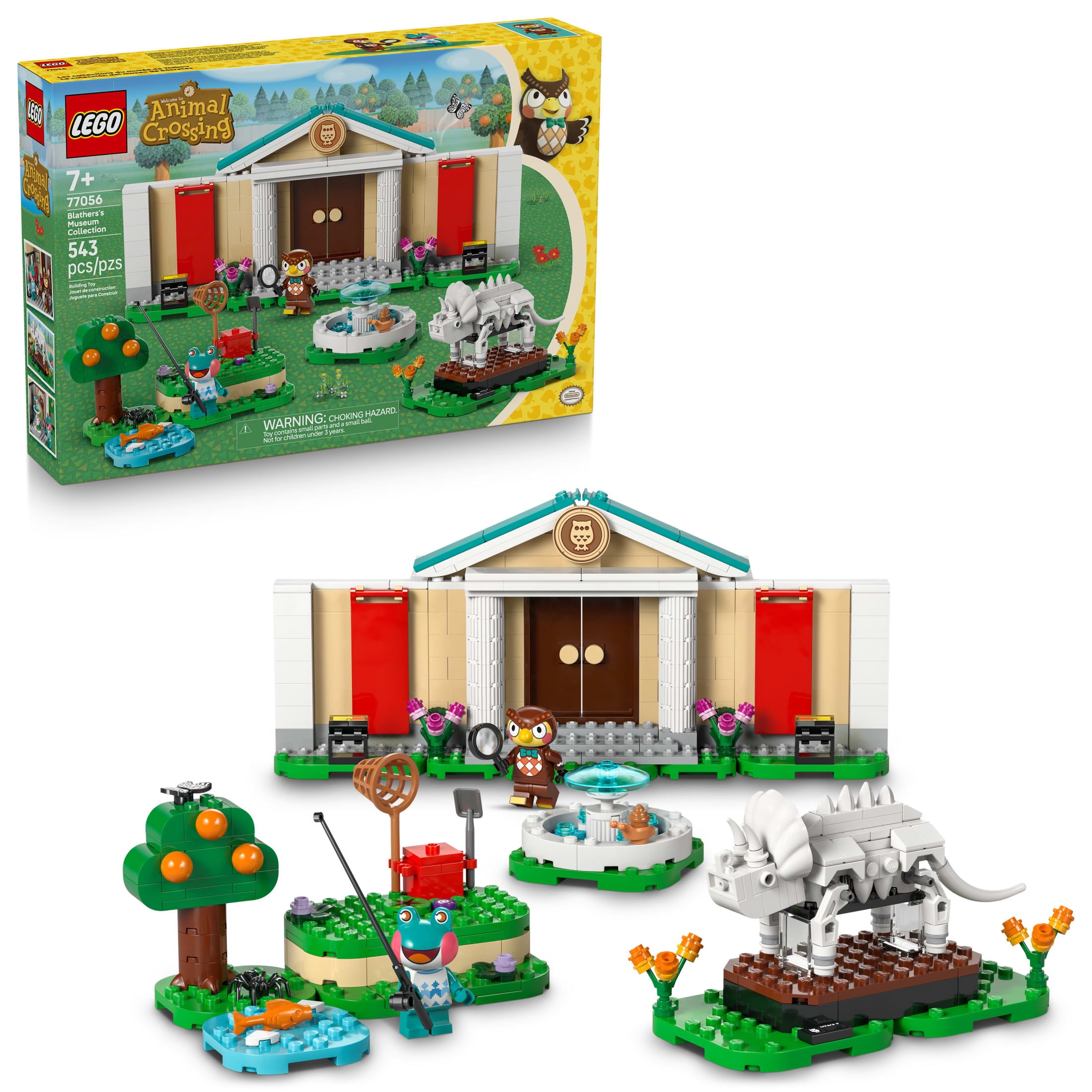 LEGO Animal Crossing Blathers's Museum Collection Building Toy
