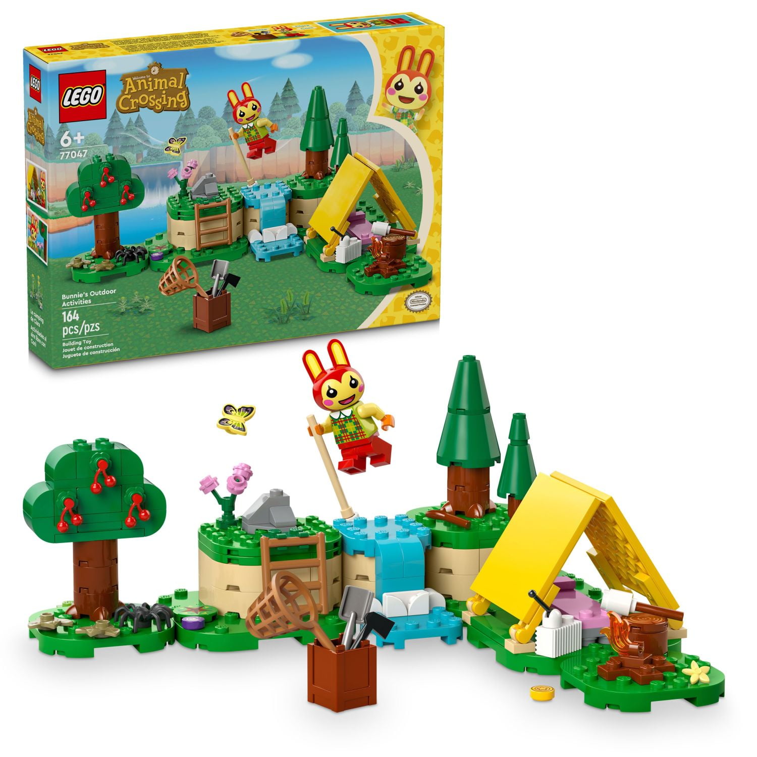 LEGO Animal Crossing Bunnie's Outdoor Activities Buildable Playset