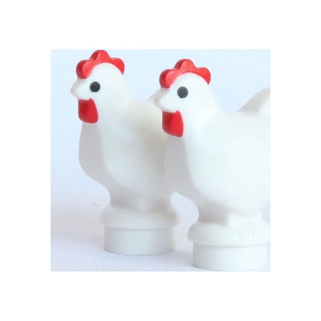LEGO Animals White Chickens (Very Small!)