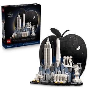 LEGO Architecture New York City The Big Apple Building Set for Adults, Ages 18+ - Home Decor for Bedroom, Office or Desk - Gift for Men & Women - 21066
