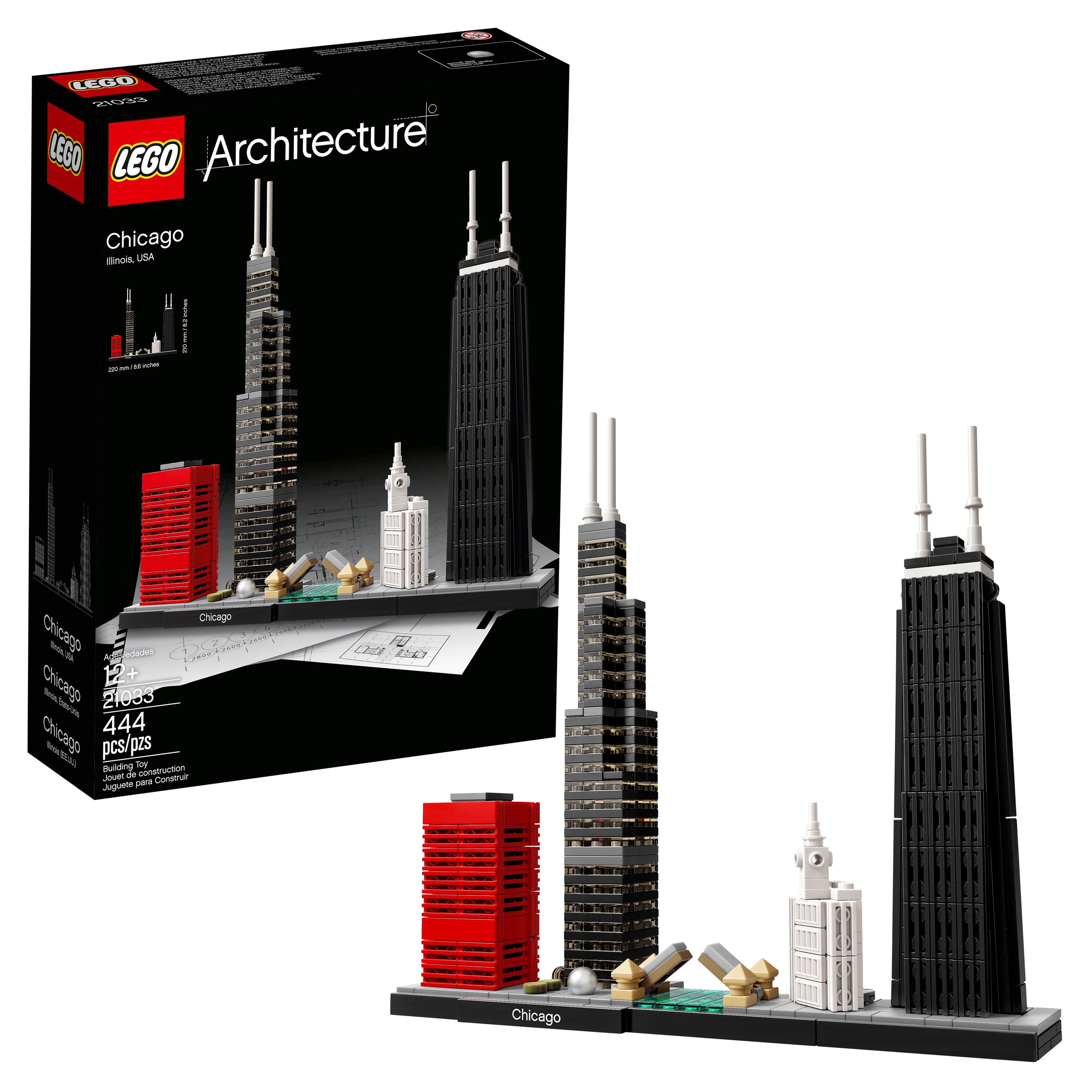 LEGO Architecture Chicago 21033 Building Set With 444 Pieces Walmart