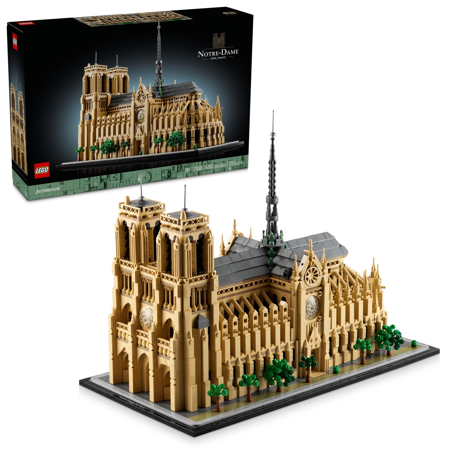 LEGO Architecture Notre-Dame de Paris Replica Build and Display Set