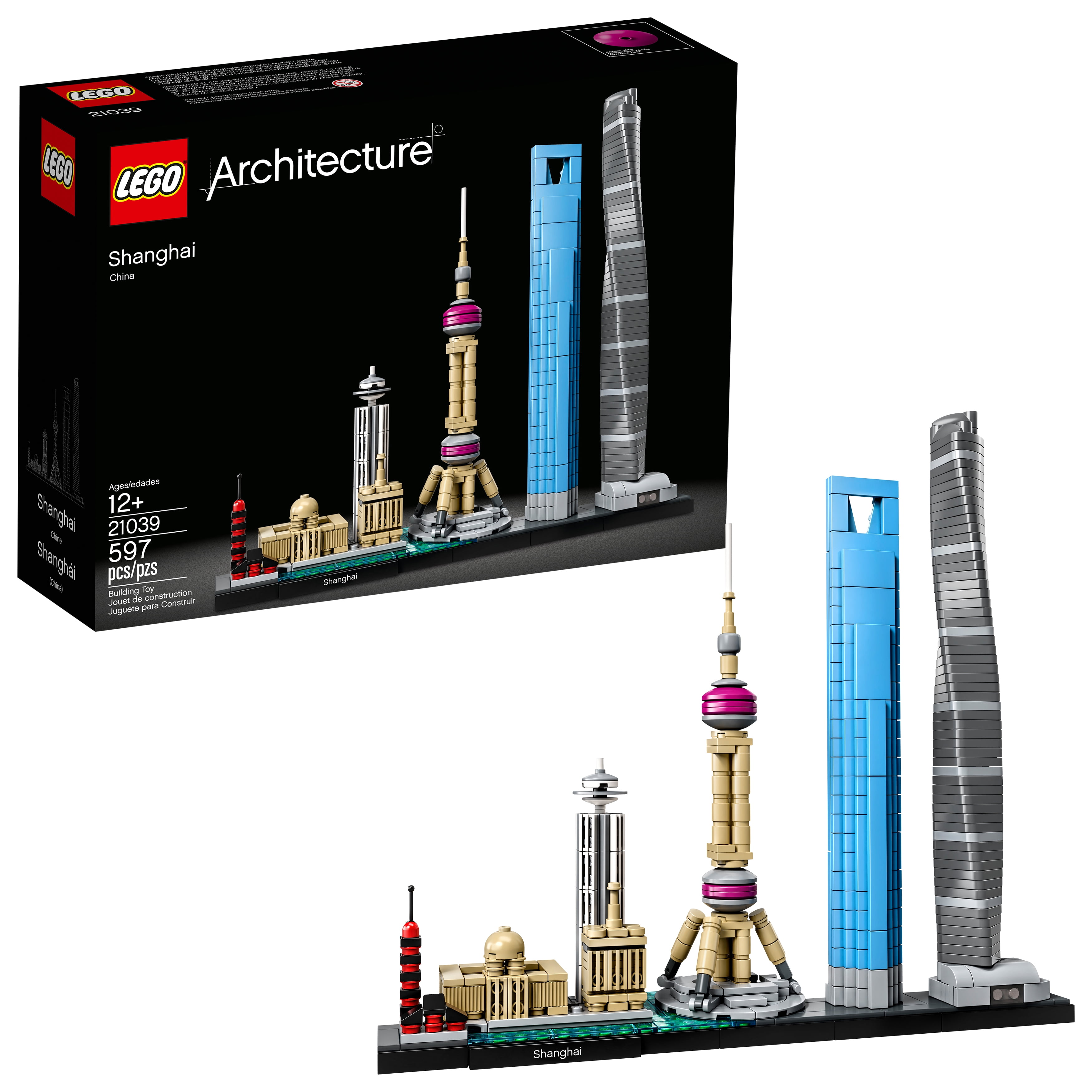 Gedehams heroisk G LEGO Architecture Shanghai&nbsp;21039 - Walmart.com