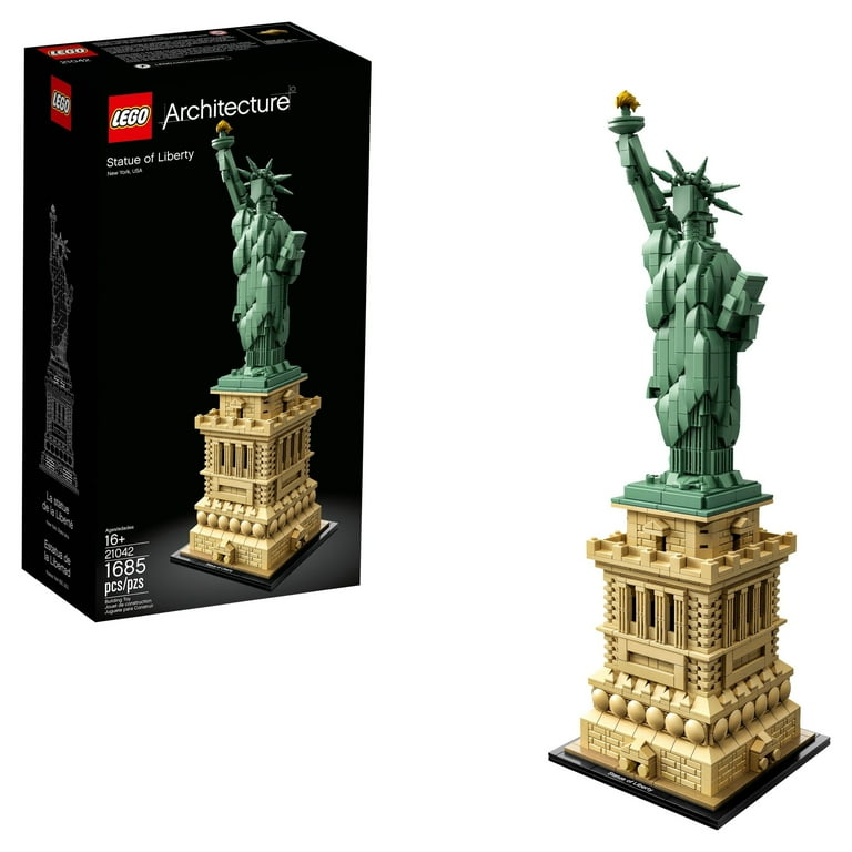  LEGO Architecture Statue of Liberty 21042 Model Building Set -  Collectible New York City Souvenir, Creative Home Décor or Office  Centerpiece, Great Gift Idea for Adults and Teens : Toys & Games