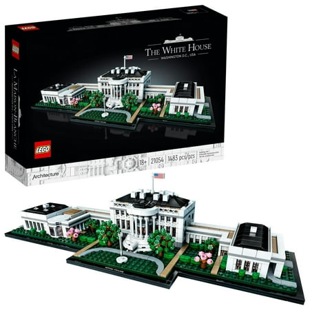LEGO Architecture Collection: The White House 21054 Building Set (1,483 Pieces)