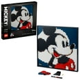thumbnail image 1 of LEGO Art Disney’s Mickey Mouse 31202 Wall Decor Set for Adults Who Love Crafts (2,658 Pieces), 1 of 10