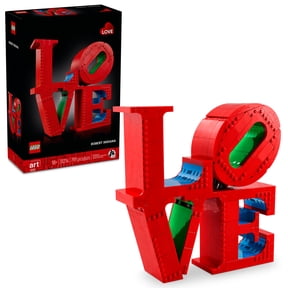 LEGO Art Love Collectible Building Set - DIY Kit for Adults, Ages 18+ - Gifts for Birthdays - Home Decor to Display on Table - 31214