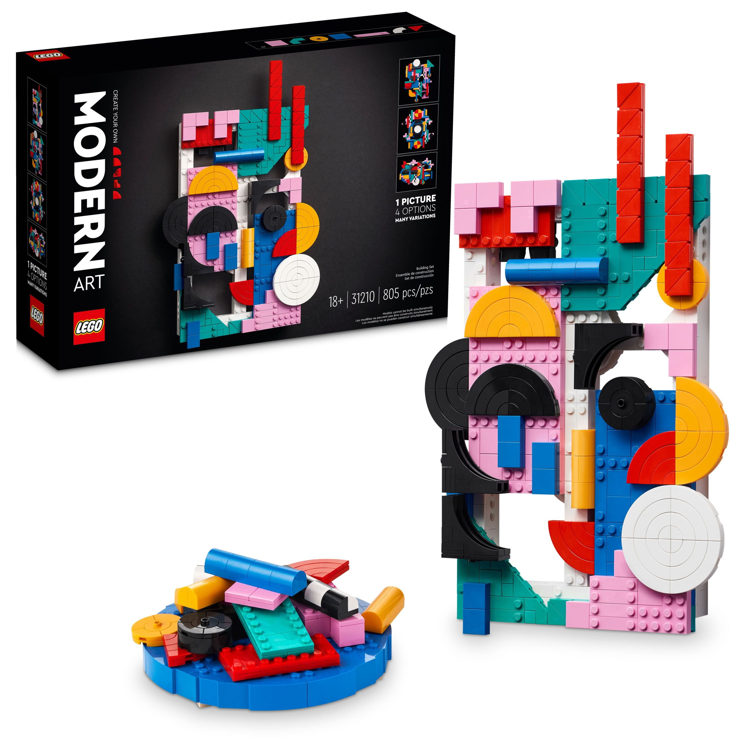 LEGO Art Modern Art 31210 Build & Display Home Décor Abstract Wall Art Kit,  Birthday Gift Idea for Artistic People, Set for Teens or Adults Who Enjoy