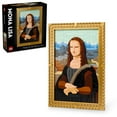 thumbnail image 1 of LEGO Art Mona Lisa Building Set - Leonardo da Vinci Wall Display, Ages 18+ - DIY Crafts for Men, Women - Great for Puzzle and Art Lovers - Birthday Gift Idea - Includes Detachable Frame - 31213, 1 of 8