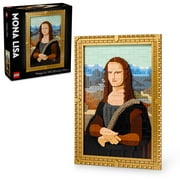 LEGO Art Mona Lisa Building Set - Leonardo da Vinci Wall Display, Ages 18+ - DIY Crafts for Men, Women - Great for Puzzle and Art Lovers - Birthday Gift Idea - Includes Detachable Frame - 31213